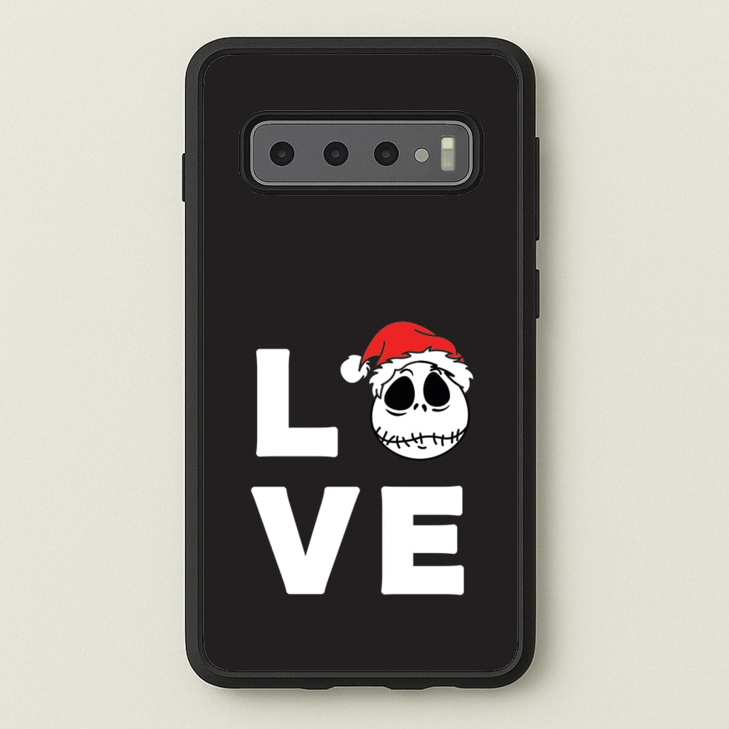 Love Jack - Nightmare Before Christmas Phone Case for Galaxy S10 Plus