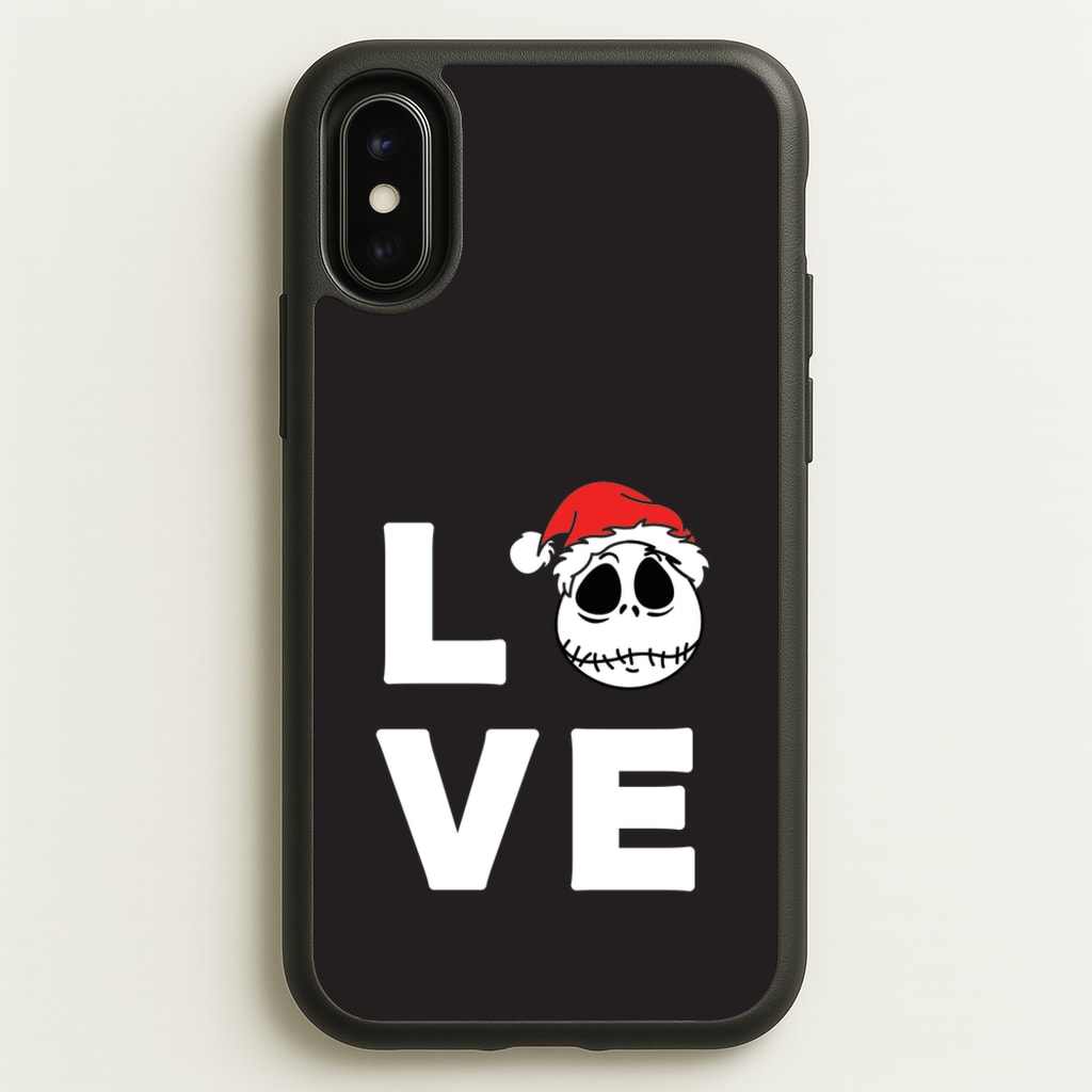 Love Jack - Nightmare Before Christmas Phone Case for iPhone X / XS