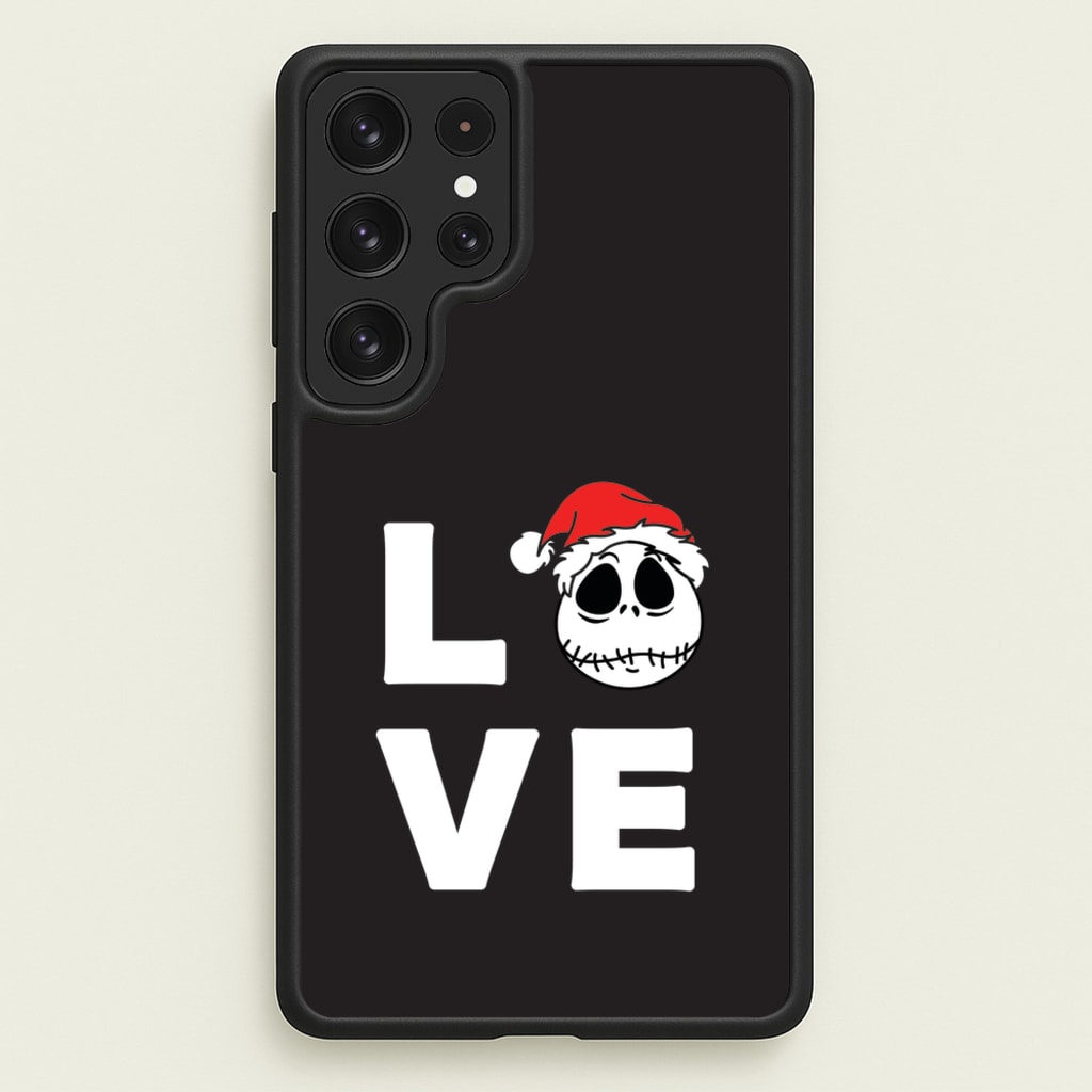 Love Jack - Nightmare Before Christmas Phone Case for Galaxy S22 Ultra