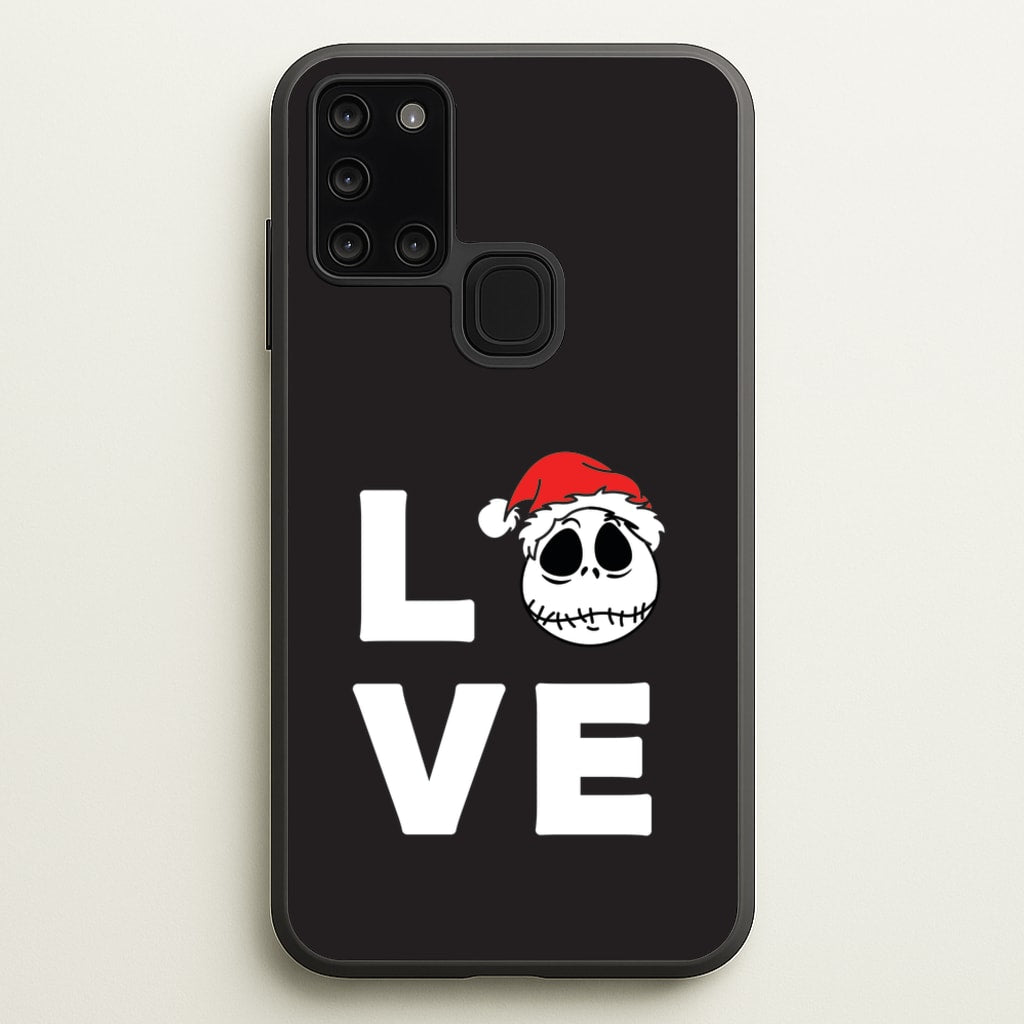 Love Jack - Nightmare Before Christmas Phone Case for Galaxy A21s