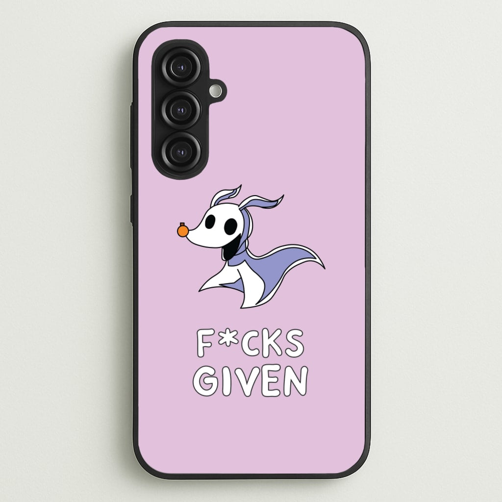 Zero F*cks - Nightmare Before Christmas Phone Case for Galaxy S23FE