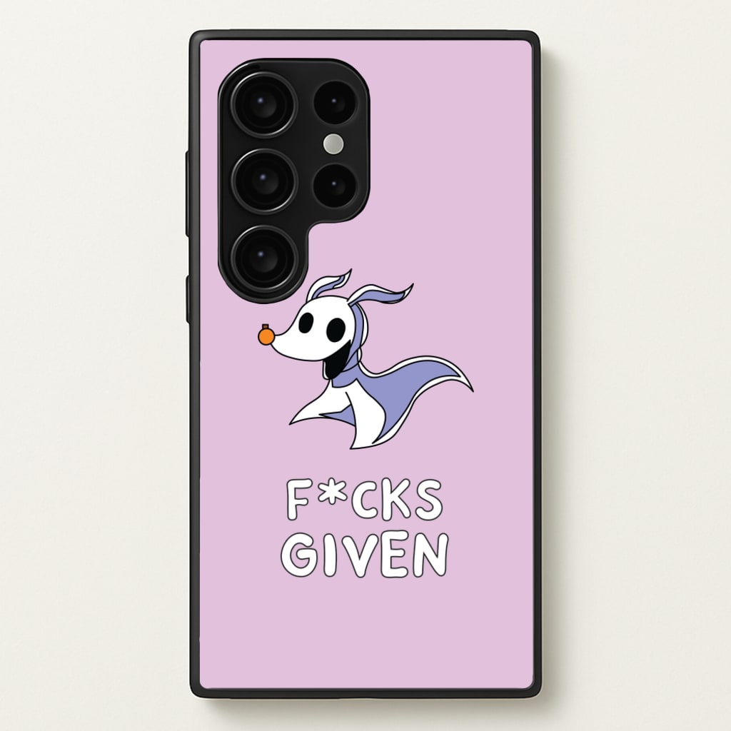 Zero F*cks - Nightmare Before Christmas Phone Case for Galaxy S24 Ultra