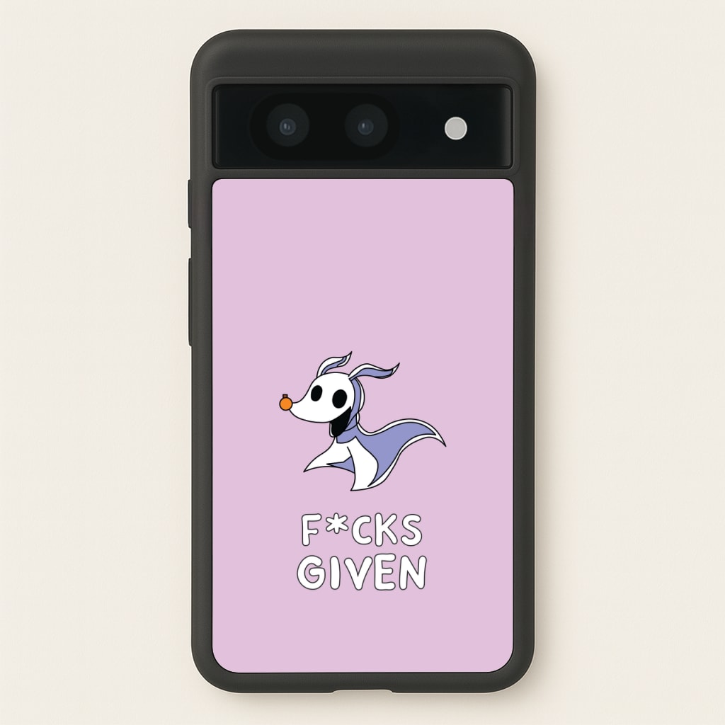 Zero F*cks - Nightmare Before Christmas Phone Case for Google Pixel 8a