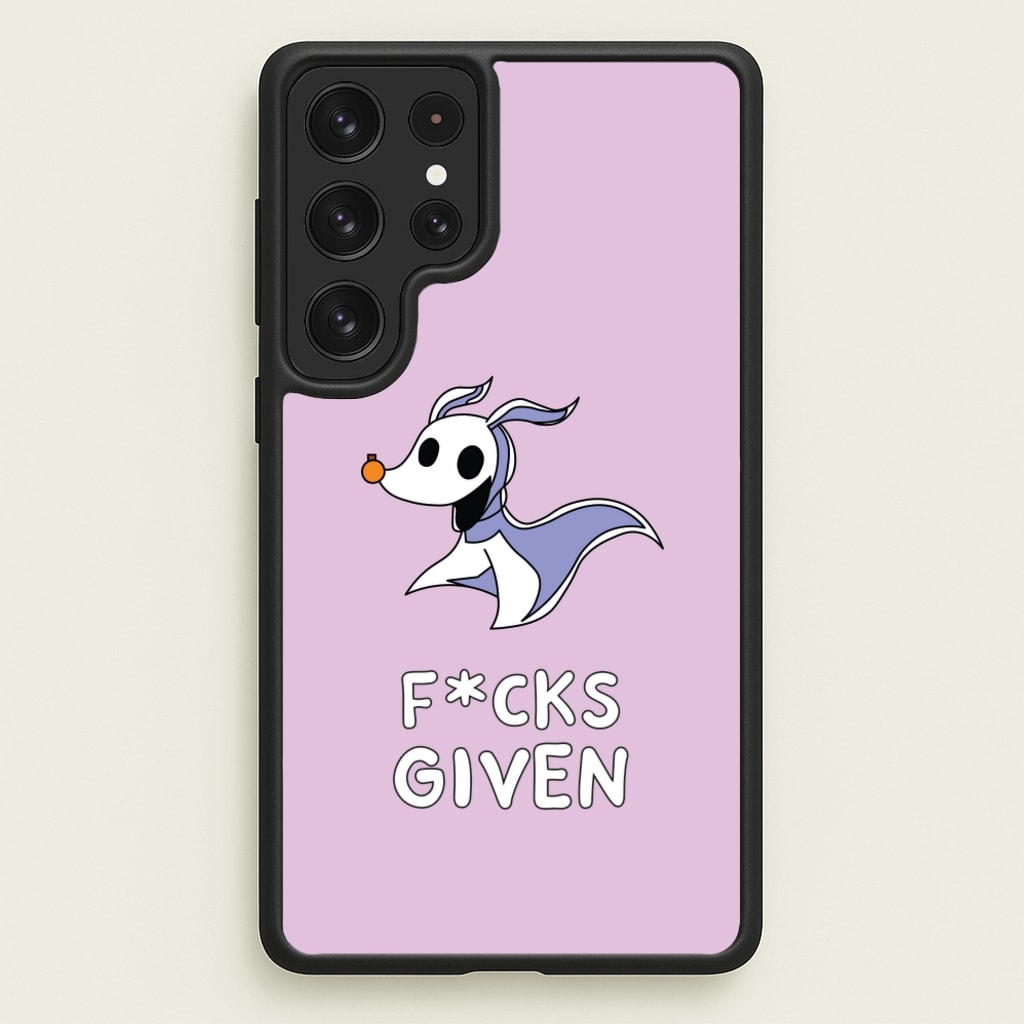 Zero F*cks - Nightmare Before Christmas Phone Case for Galaxy S22 Ultra