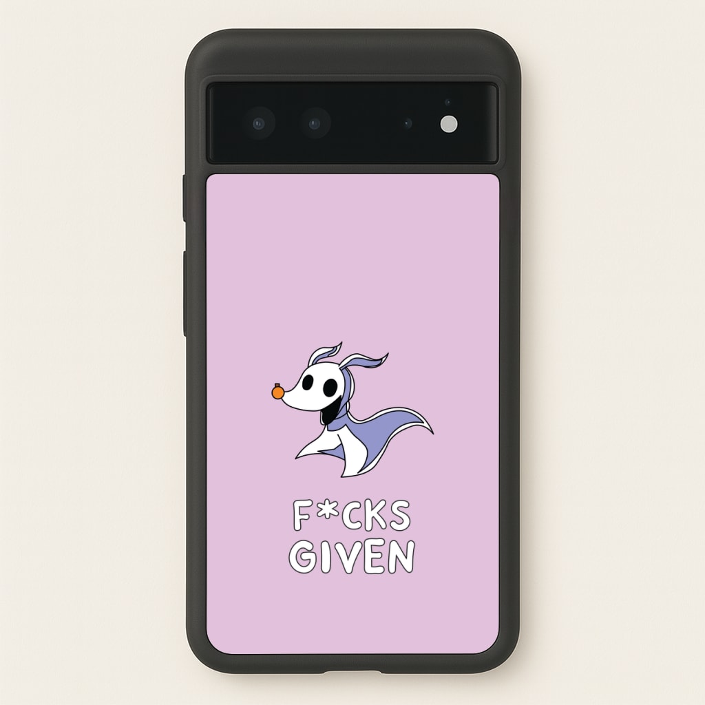 Zero F*cks - Nightmare Before Christmas Phone Case for Google Pixel 6