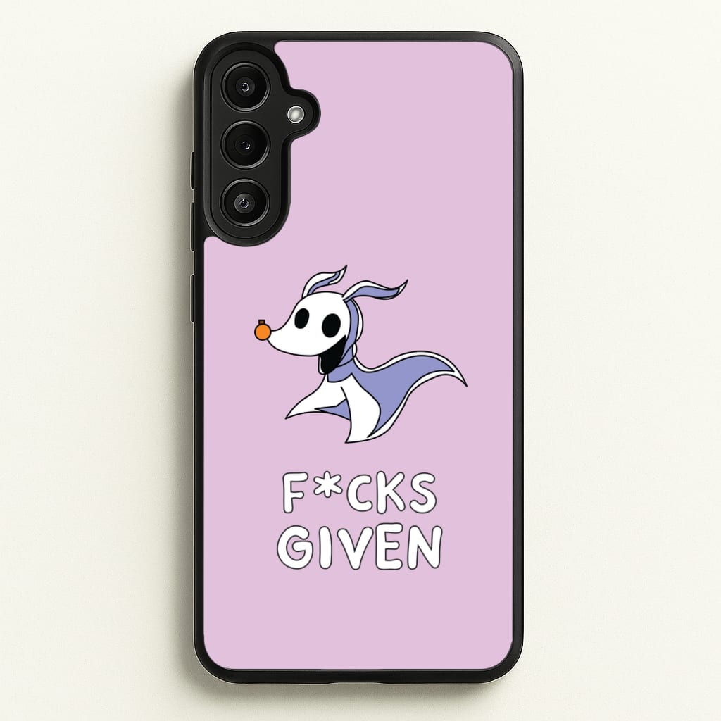 Zero F*cks - Nightmare Before Christmas Phone Case for Galaxy A36