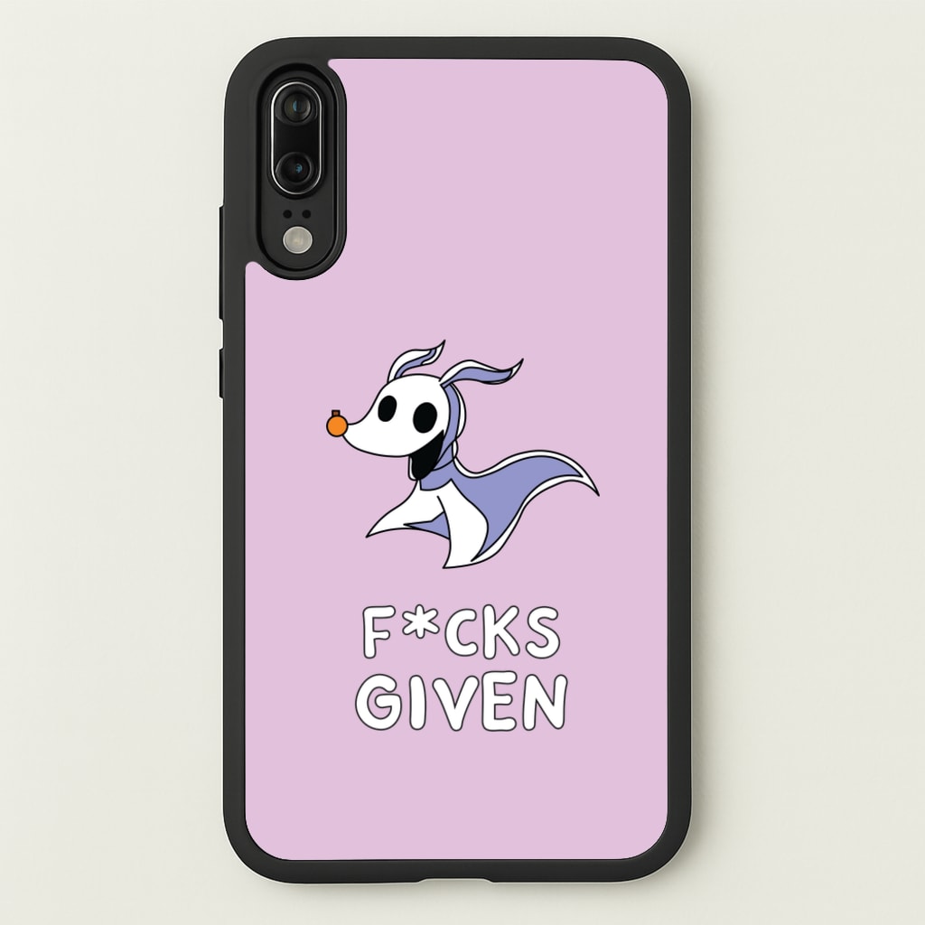 Zero F*cks - Nightmare Before Christmas Phone Case for Huawei P20