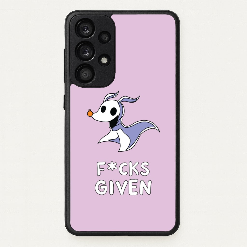 Zero F*cks - Nightmare Before Christmas Phone Case for Galaxy A53