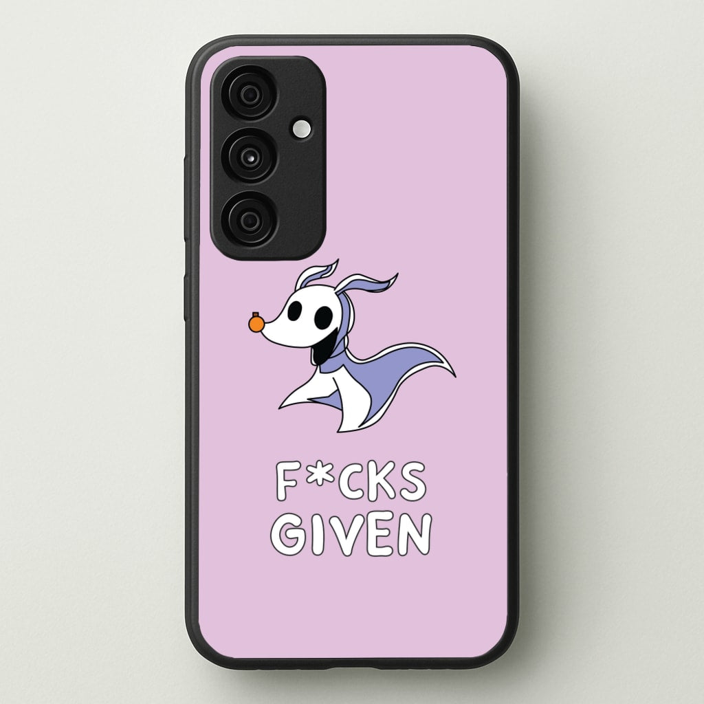 Zero F*cks - Nightmare Before Christmas Phone Case for Galaxy A55