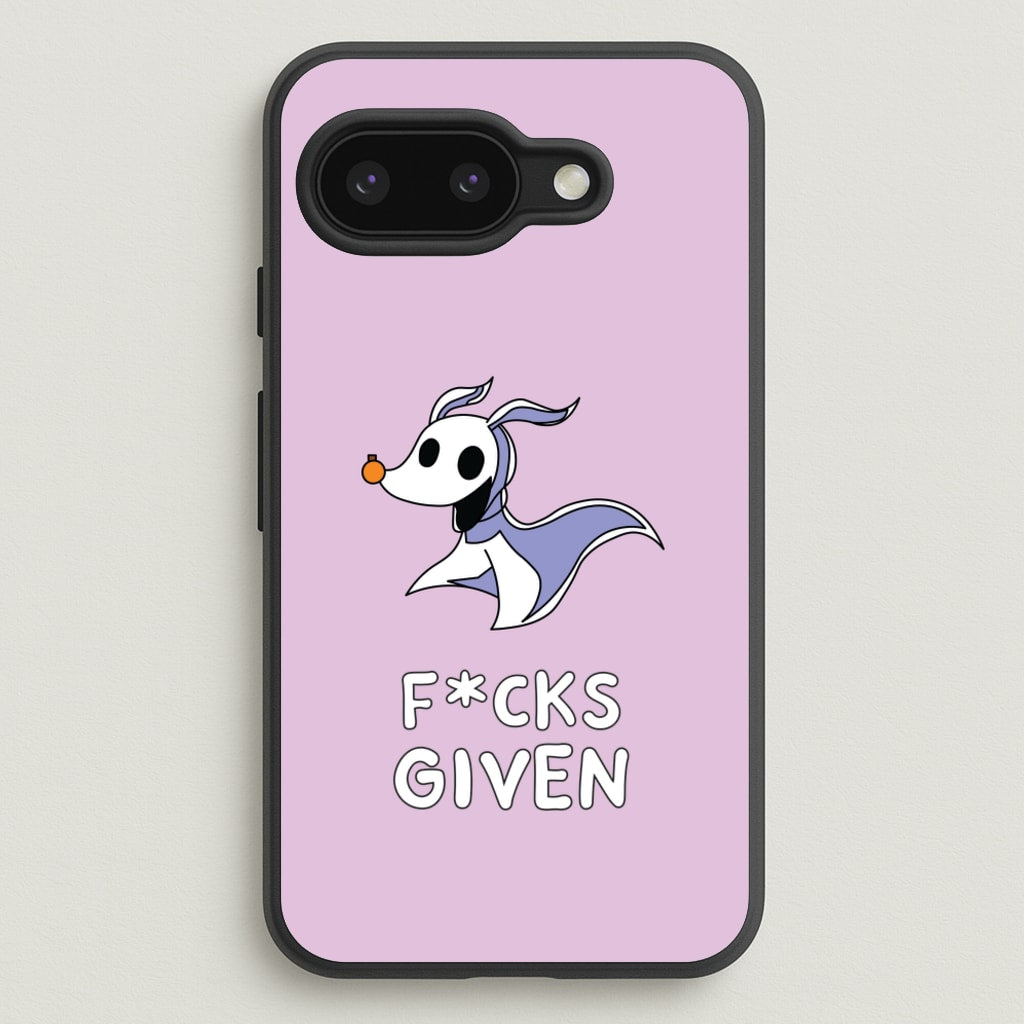 Zero F*cks - Nightmare Before Christmas Phone Case for Google Pixel 9a