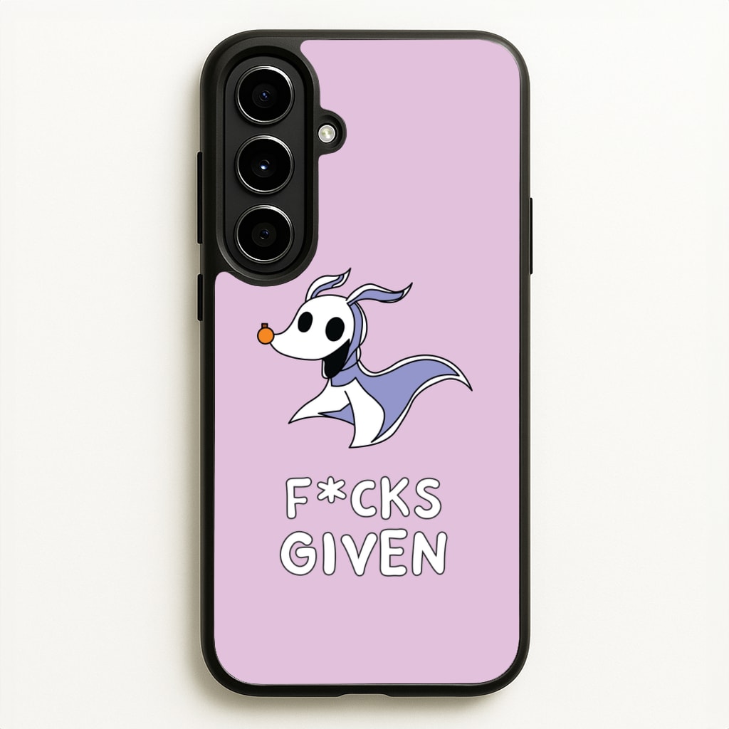 Zero F*cks - Nightmare Before Christmas Phone Case for Galaxy A56