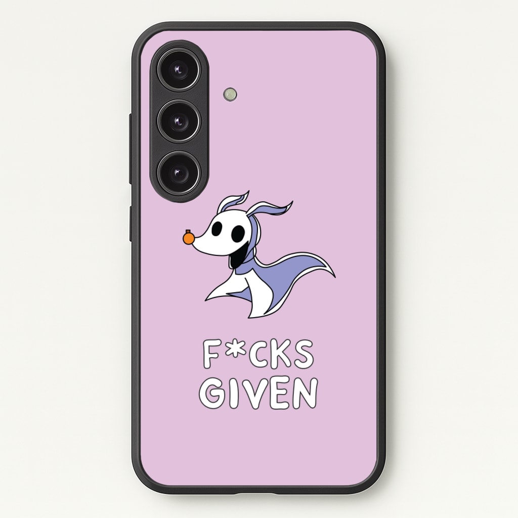Zero F*cks - Nightmare Before Christmas Phone Case for Galaxy S24FE