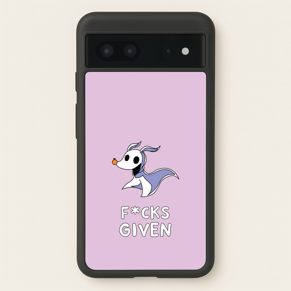 Zero F*cks - Nightmare Before Christmas Phone Case for Google Pixel 7