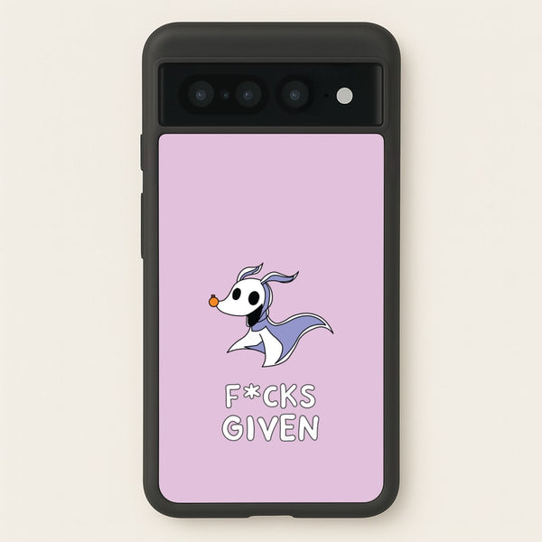 Zero F*cks - Nightmare Before Christmas Phone Case for Google Pixel 7 Pro