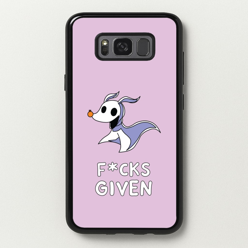 Zero F*cks - Nightmare Before Christmas Phone Case for Galaxy S8