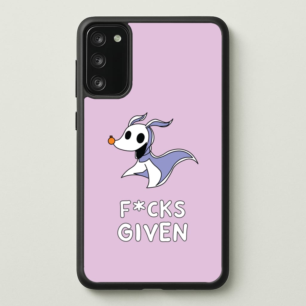 Zero F*cks - Nightmare Before Christmas Phone Case for Galaxy A41