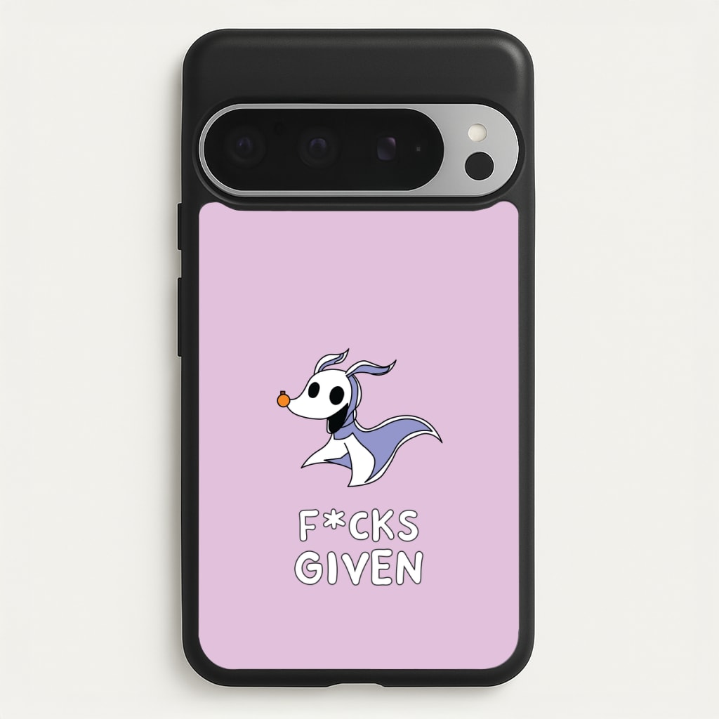 Zero F*cks - Nightmare Before Christmas Phone Case for Google Pixel 9 Pro XL