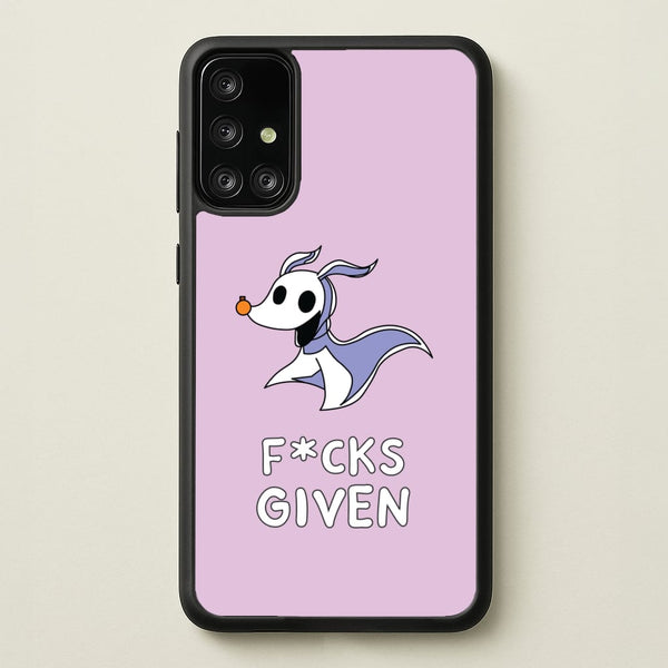Zero F*cks - Nightmare Before Christmas Phone Case for Galaxy A71