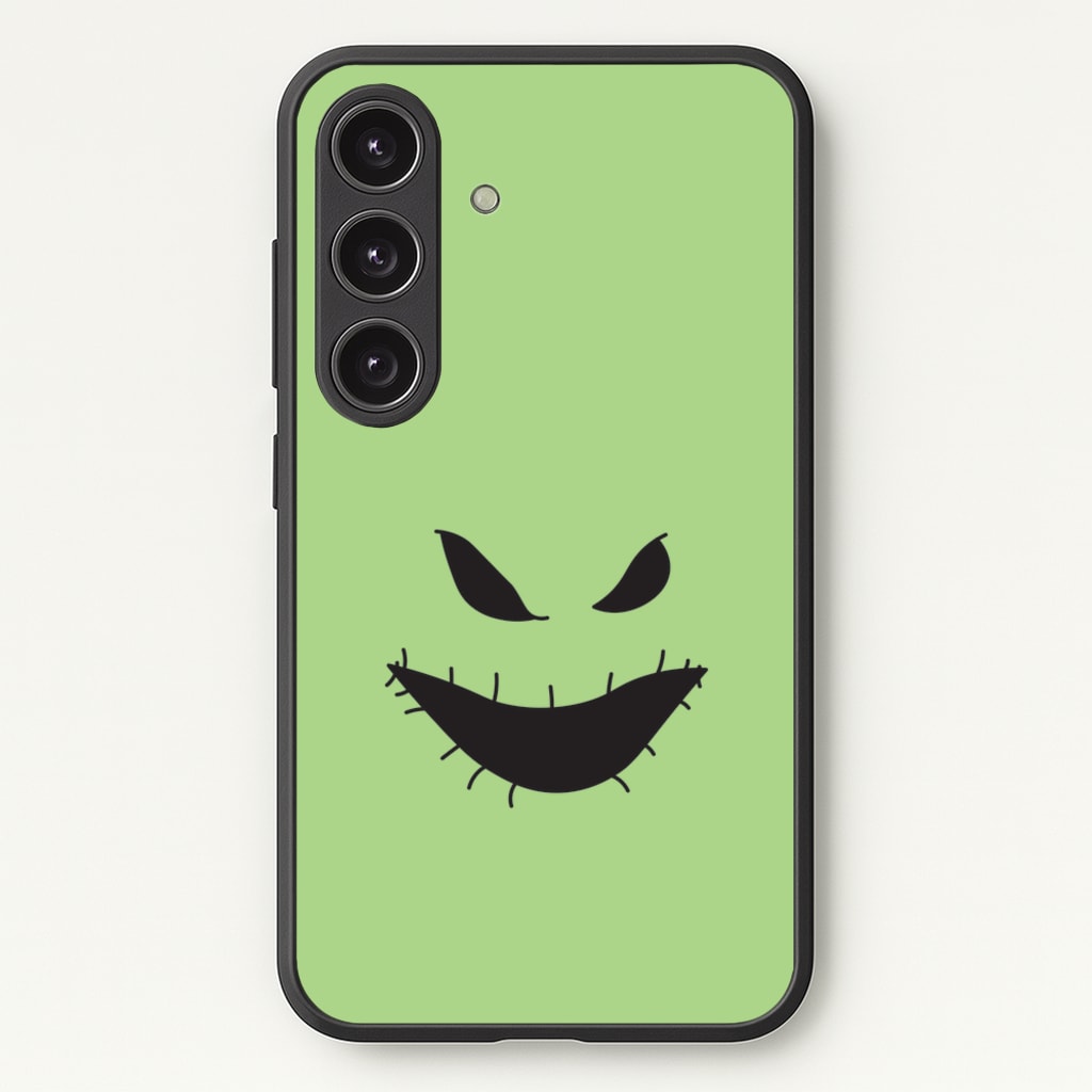 Green Face - Nightmare Before Christmas Phone Case for Galaxy S24 Plus