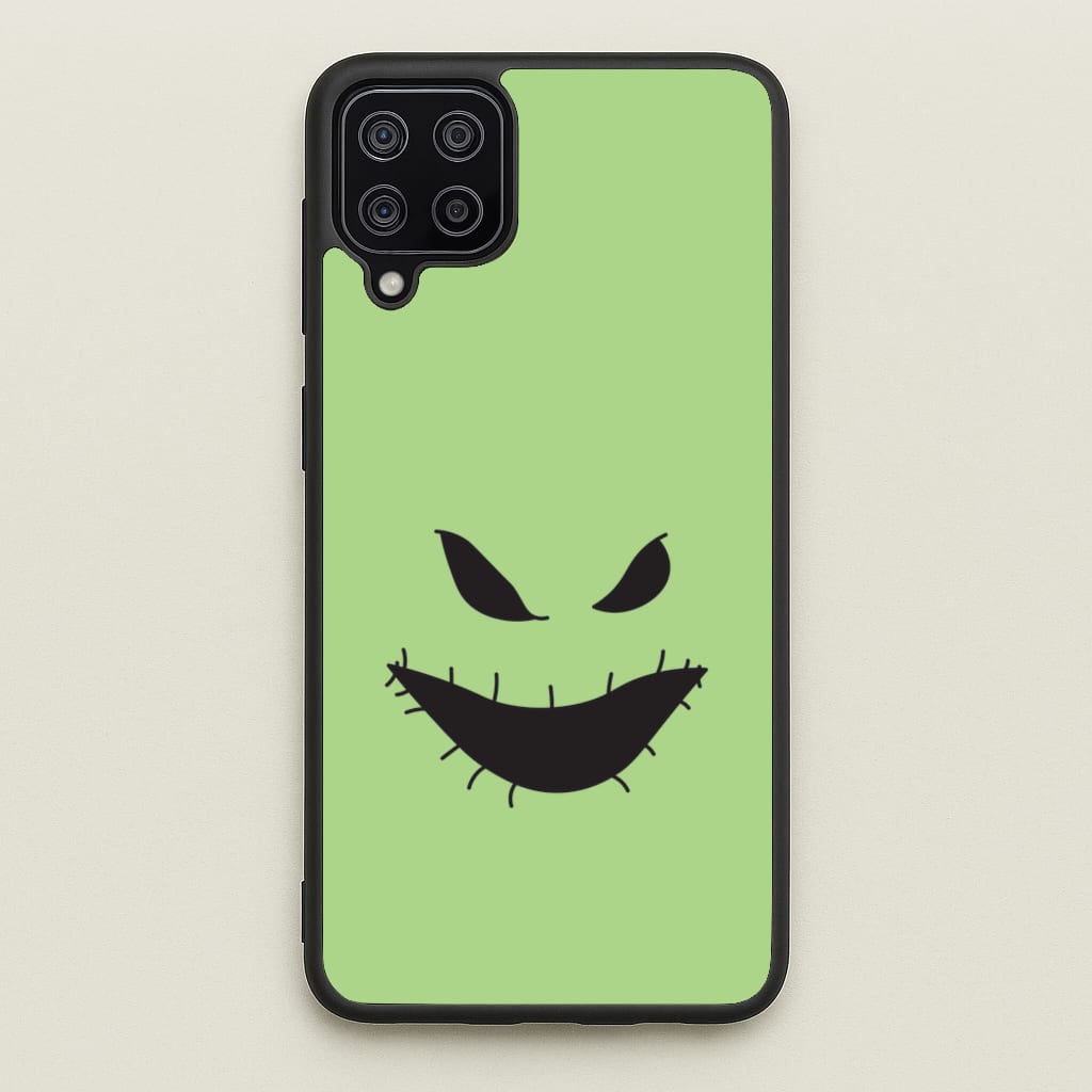 Green Face - Nightmare Before Christmas Phone Case for Galaxy A12
