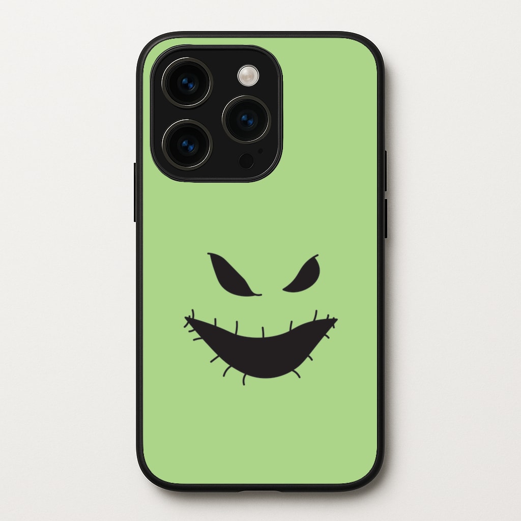 Green Face - Nightmare Before Christmas Phone Case for iPhone 14 Pro