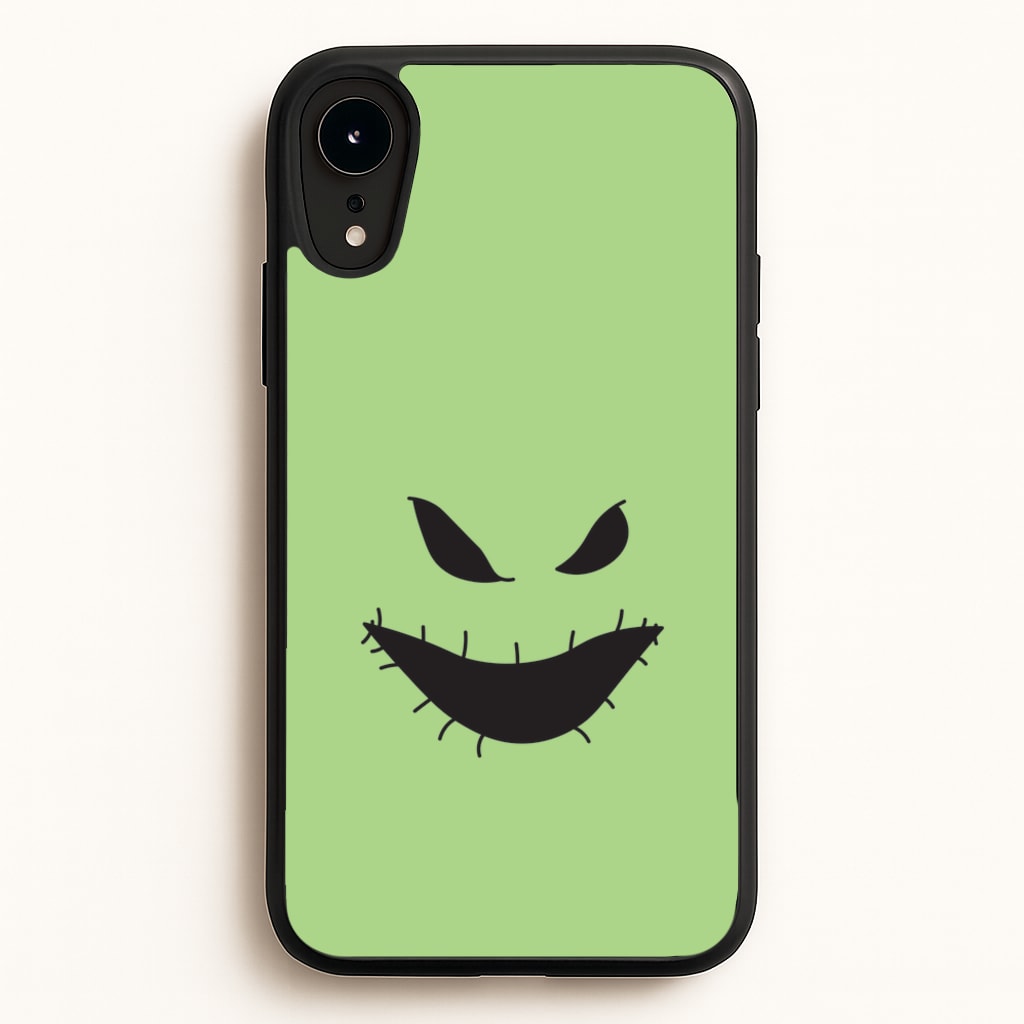 Green Face - Nightmare Before Christmas Phone Case for iPhone XR