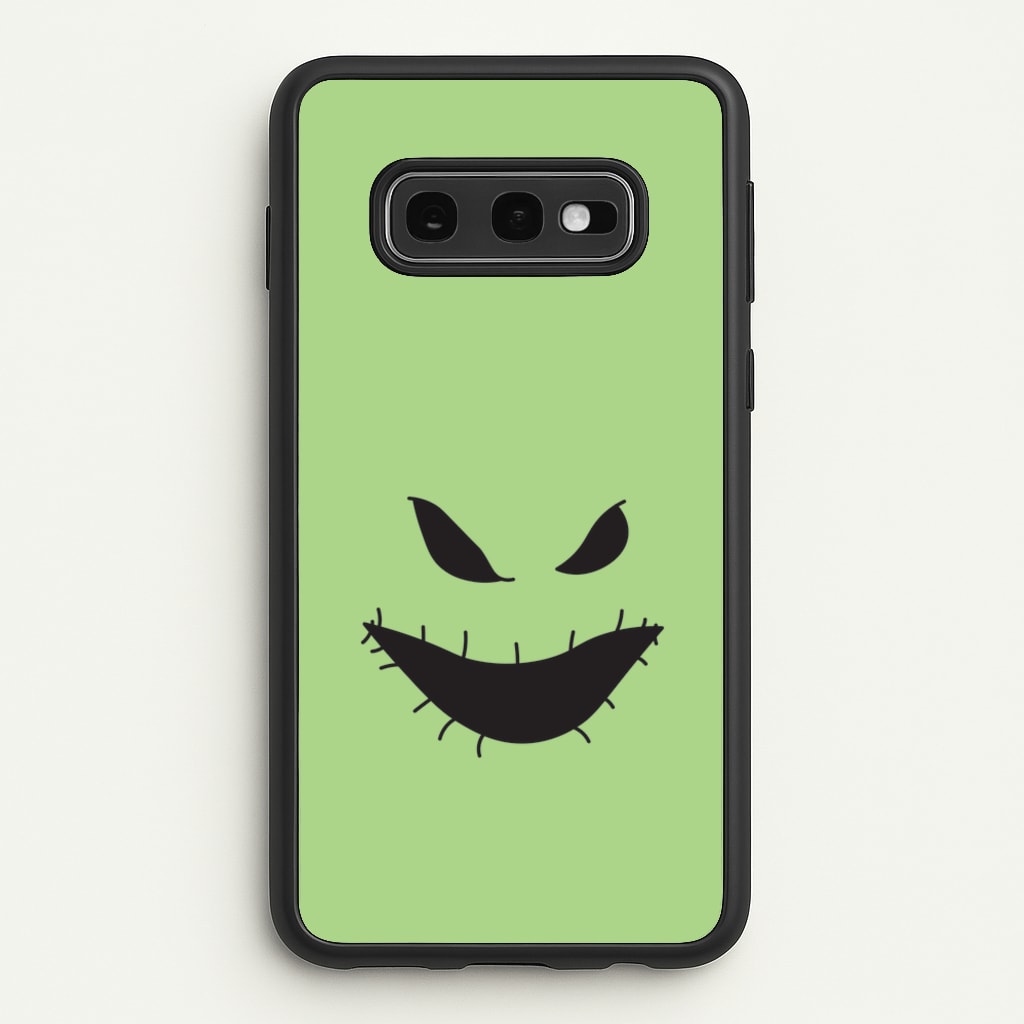 Green Face - Nightmare Before Christmas Phone Case for Galaxy S10e