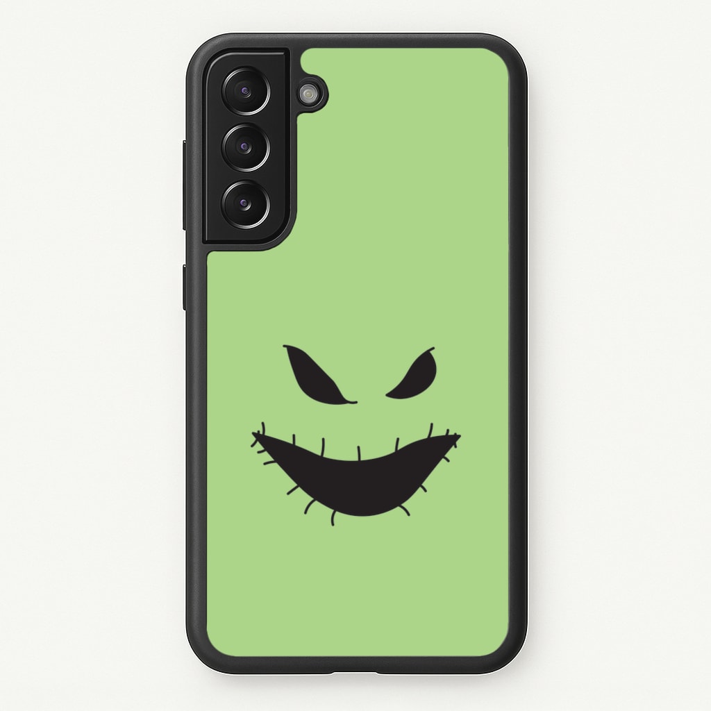 Green Face - Nightmare Before Christmas Phone Case for Galaxy S22 Plus