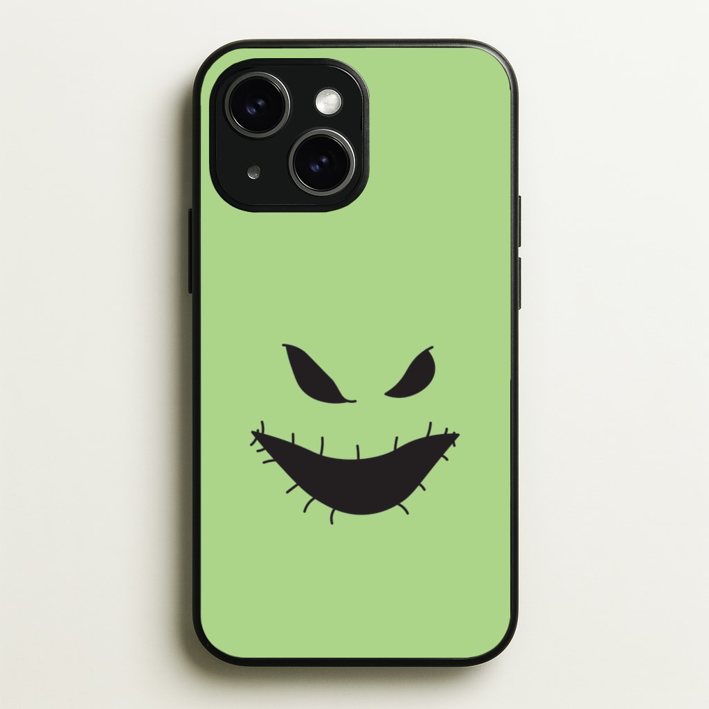 Green Face - Nightmare Before Christmas Phone Case for iPhone 15 Plus