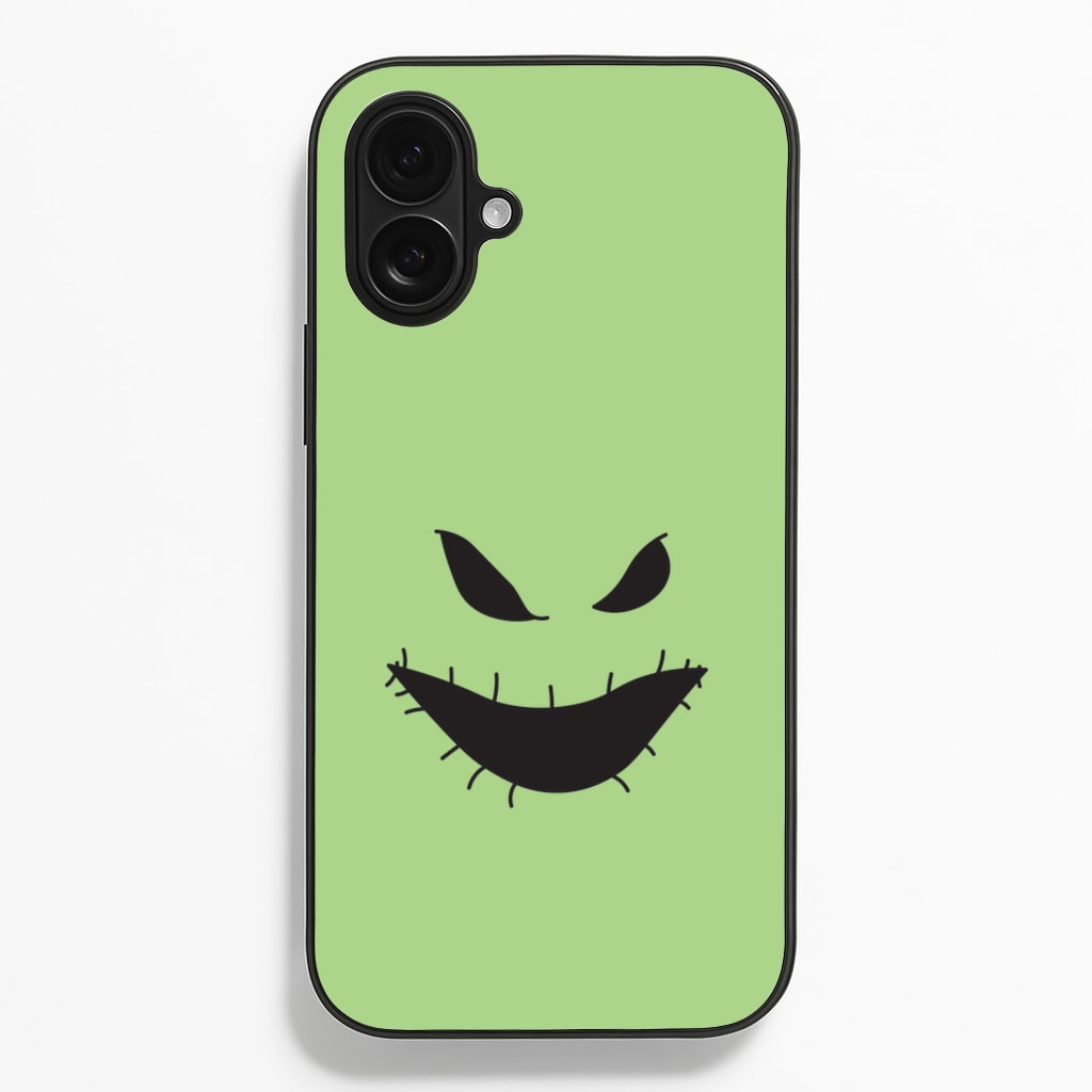 Green Face - Nightmare Before Christmas Phone Case for iPhone 16 Plus