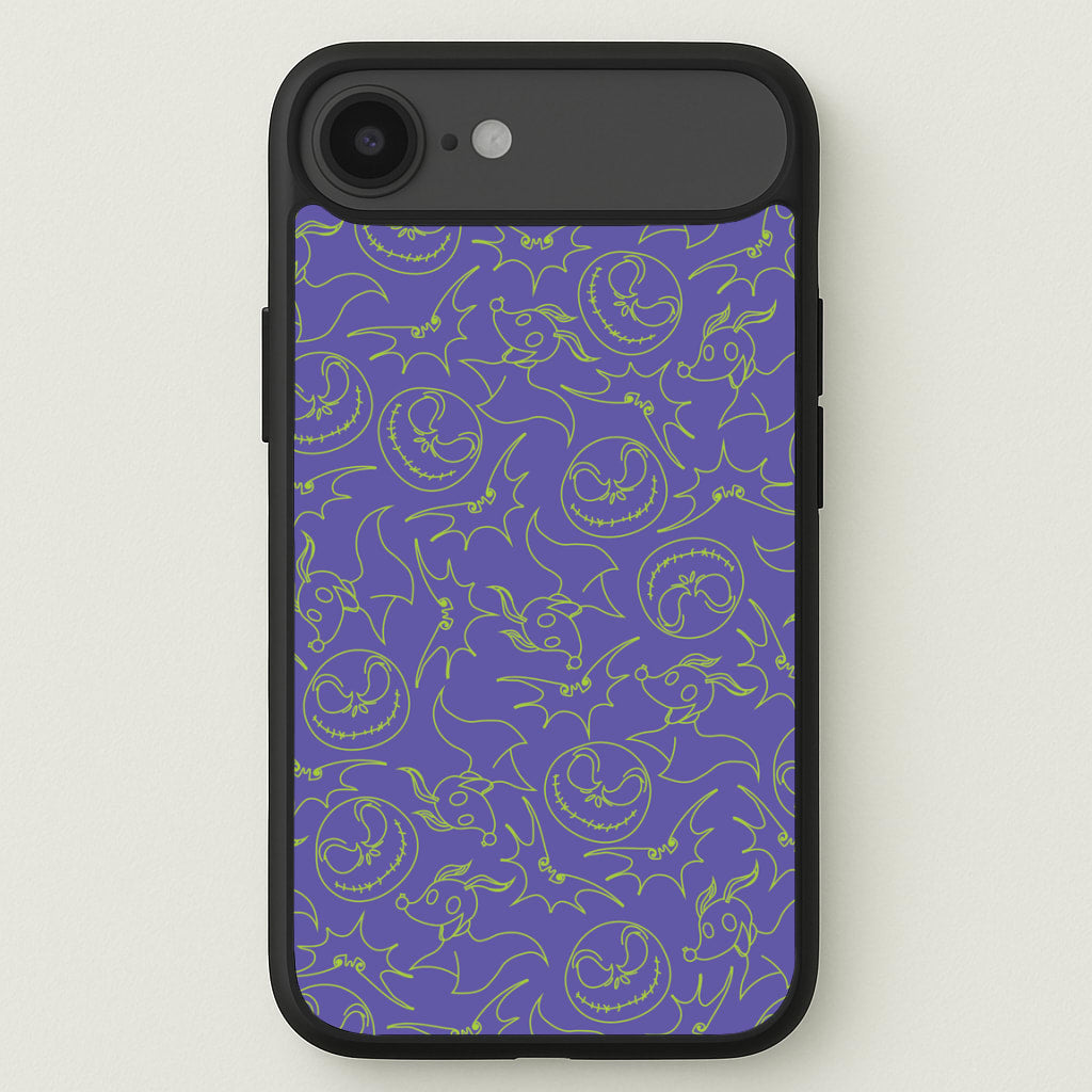 Purple And Green Pattern Phone Case for iPhone 17 Air