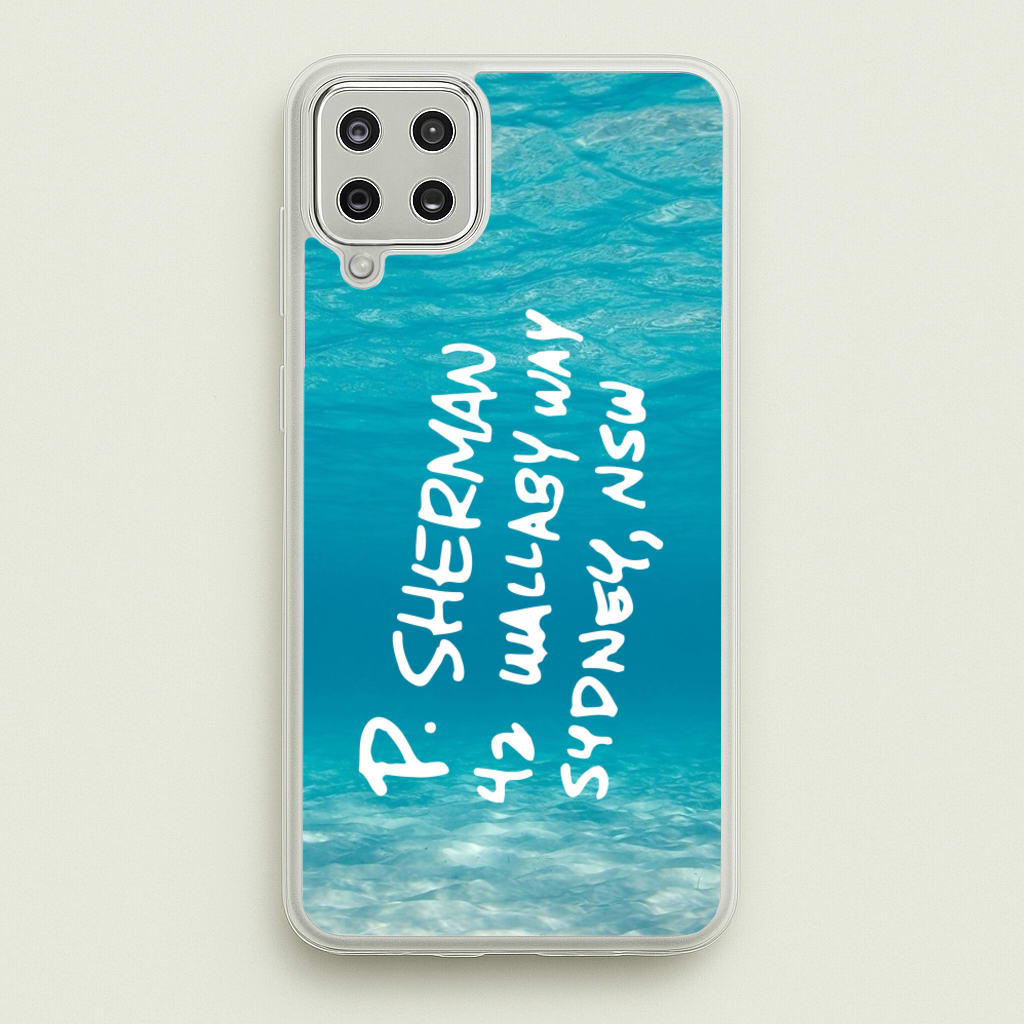 P.Sherman, 42 Wallaby Way ,Sydney - Disney Phone Case for Galaxy A12