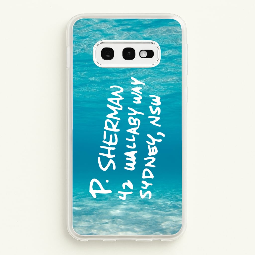 P.Sherman, 42 Wallaby Way ,Sydney - Disney Phone Case for Galaxy S10e