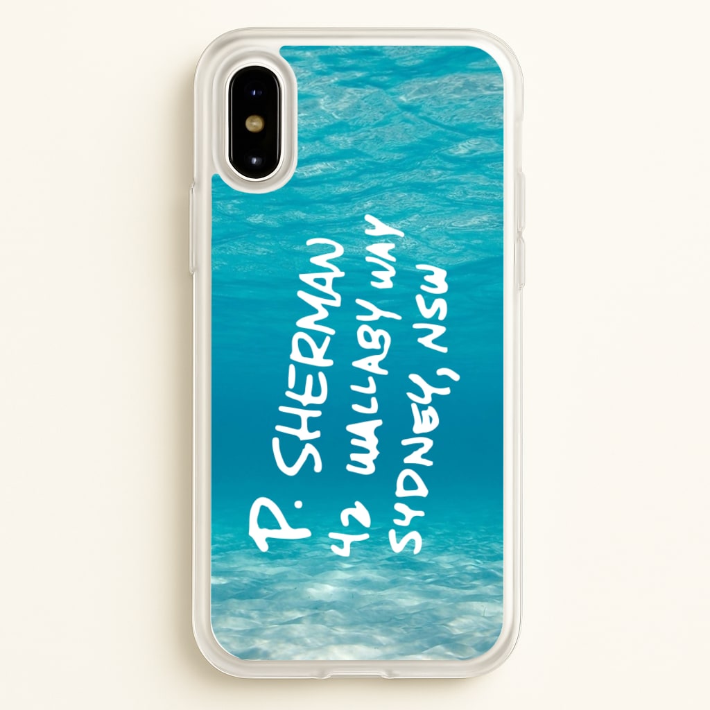 P.Sherman, 42 Wallaby Way ,Sydney - Disney Phone Case for iPhone X / XS