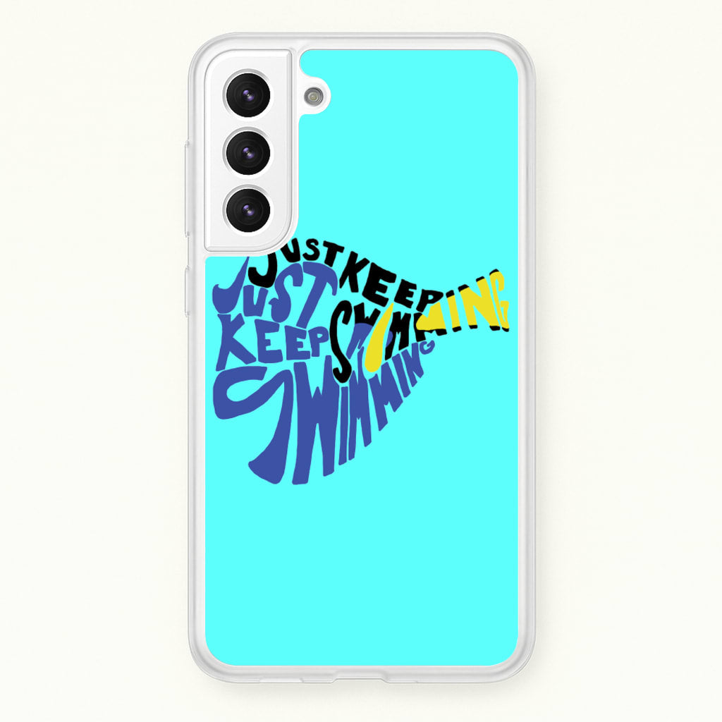 Just Keep Swimming - Finding Dory Fairytale - Disney Phone Case for Galaxy S21
