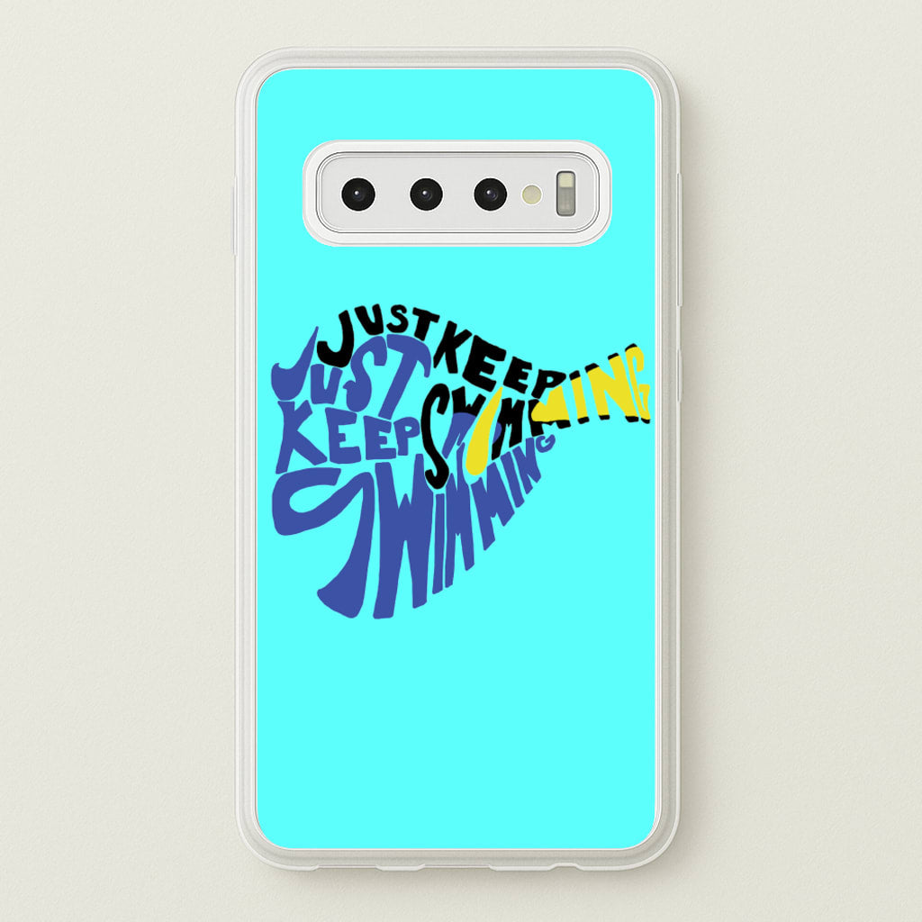 Just Keep Swimming - Finding Dory Fairytale - Disney Phone Case for Galaxy S10