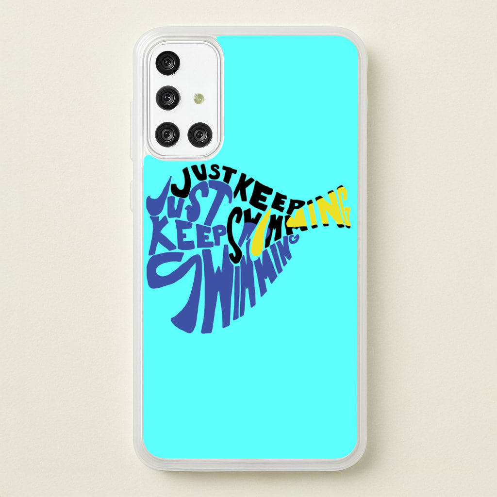 Just Keep Swimming - Finding Dory Fairytale - Disney Phone Case for Galaxy A71