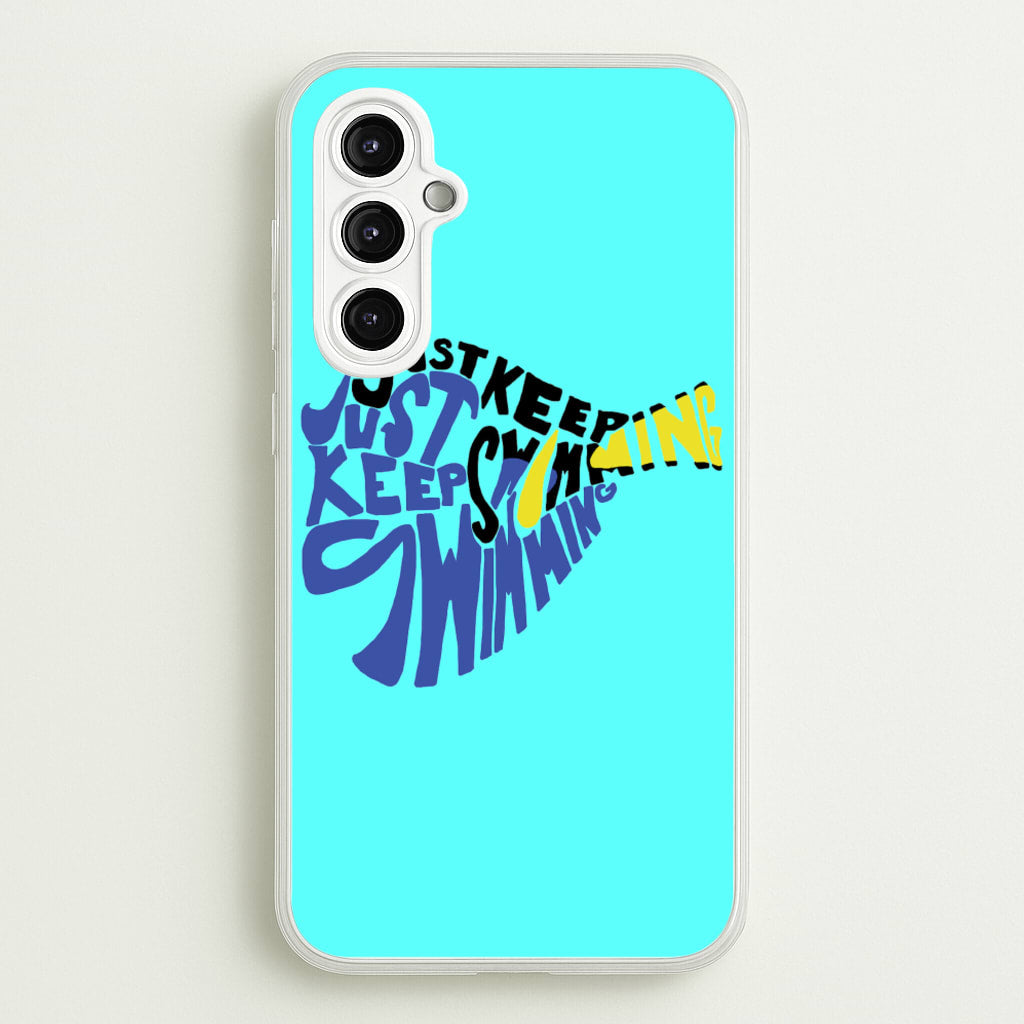 Just Keep Swimming - Finding Dory Fairytale - Disney Phone Case for Galaxy A14
