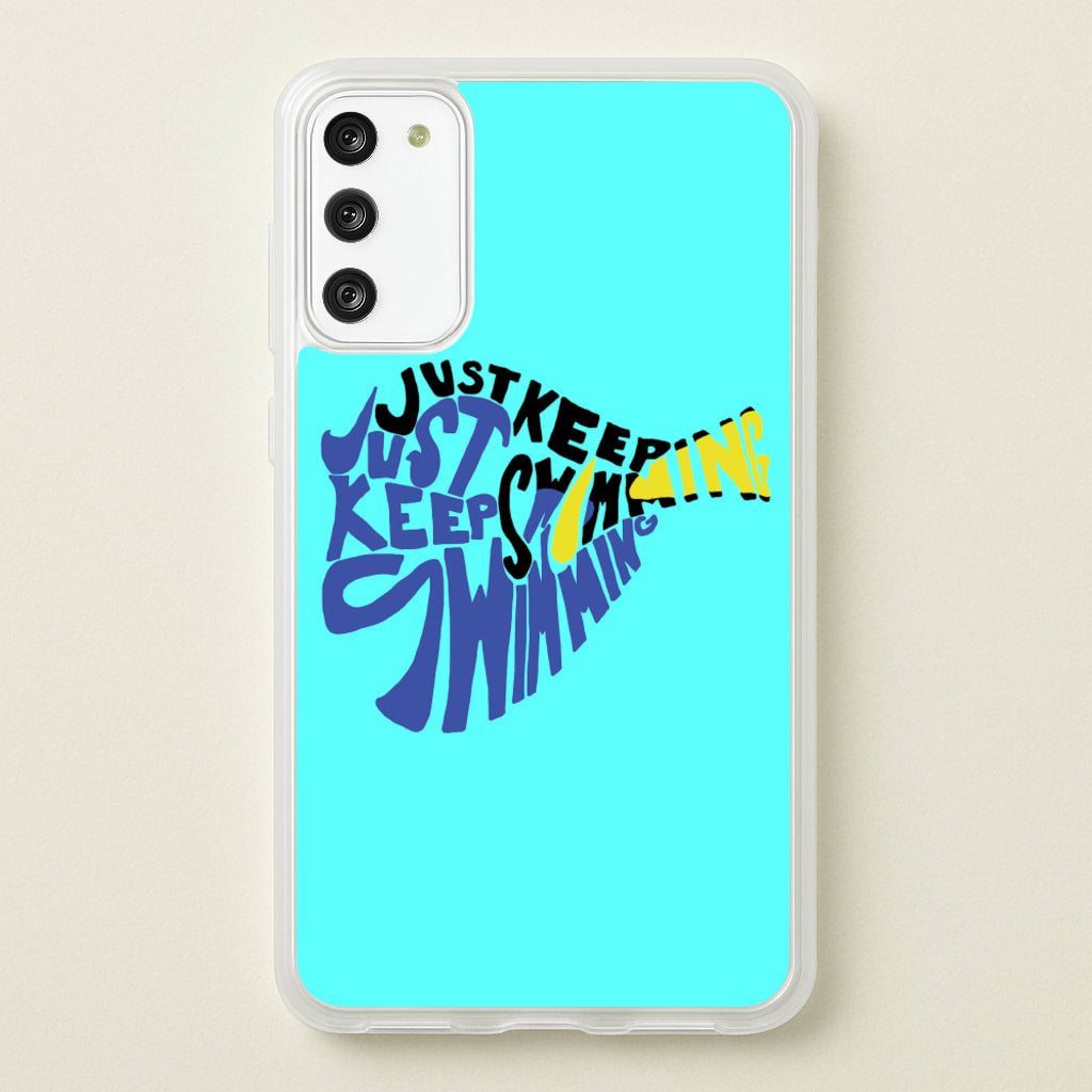 Just Keep Swimming - Finding Dory Fairytale - Disney Phone Case for Galaxy S20