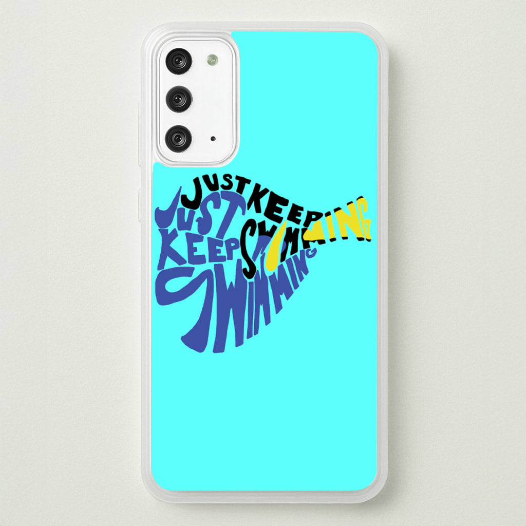 Just Keep Swimming - Finding Dory Fairytale - Disney Phone Case for Galaxy Note 20