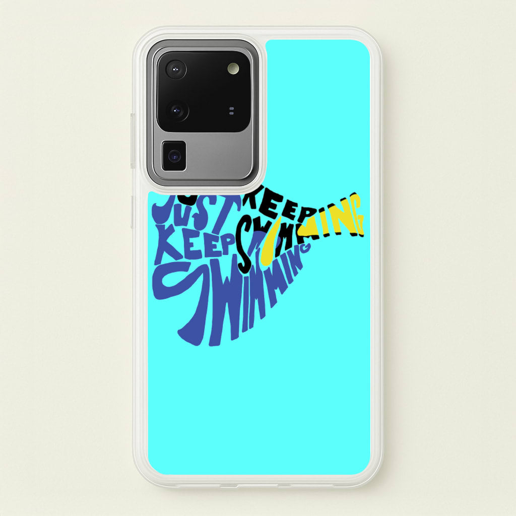 Just Keep Swimming - Finding Dory Fairytale - Disney Phone Case for Galaxy S20 Ultra