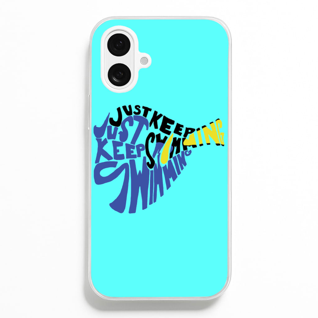 Just Keep Swimming - Finding Dory Fairytale - Disney Phone Case for iPhone 16 Plus