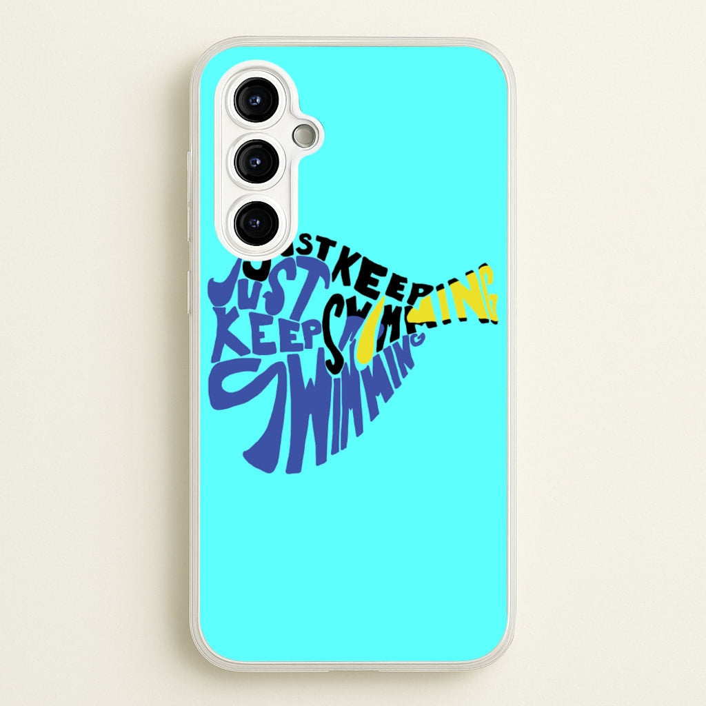 Just Keep Swimming - Finding Dory Fairytale - Disney Phone Case for Galaxy A54