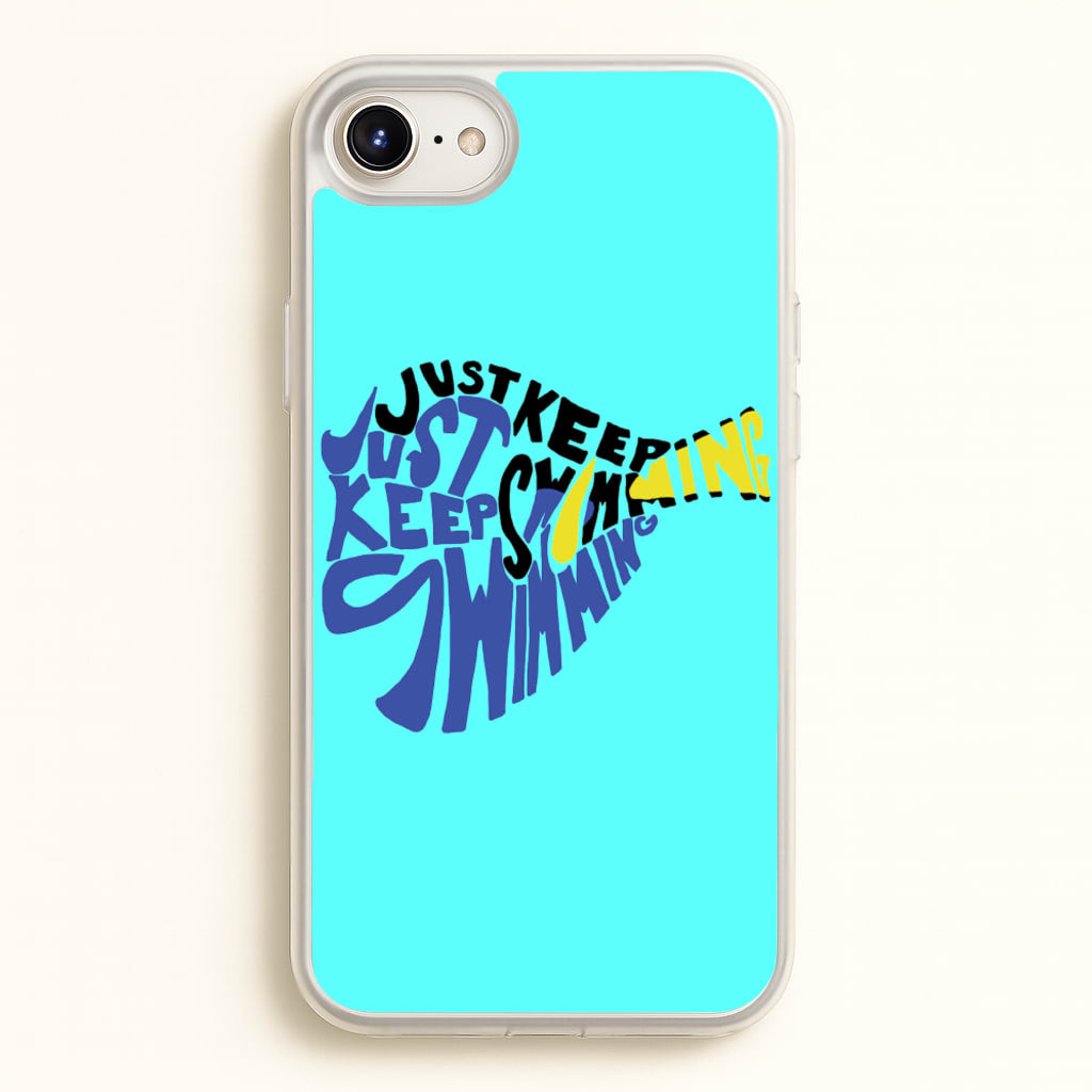 Just Keep Swimming - Finding Dory Fairytale - Disney Phone Case for iPhone 6 / 7 / 8 / SE