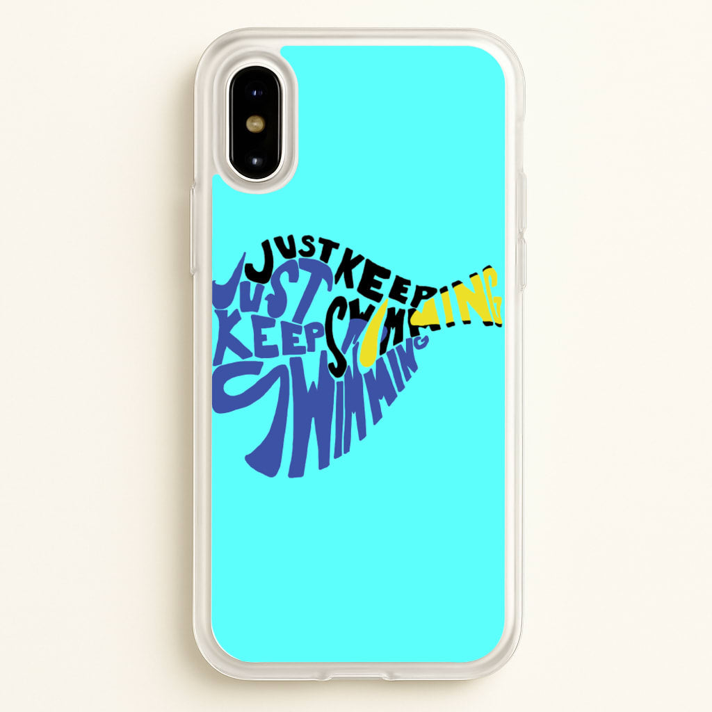 Just Keep Swimming - Finding Dory Fairytale - Disney Phone Case for iPhone X / XS