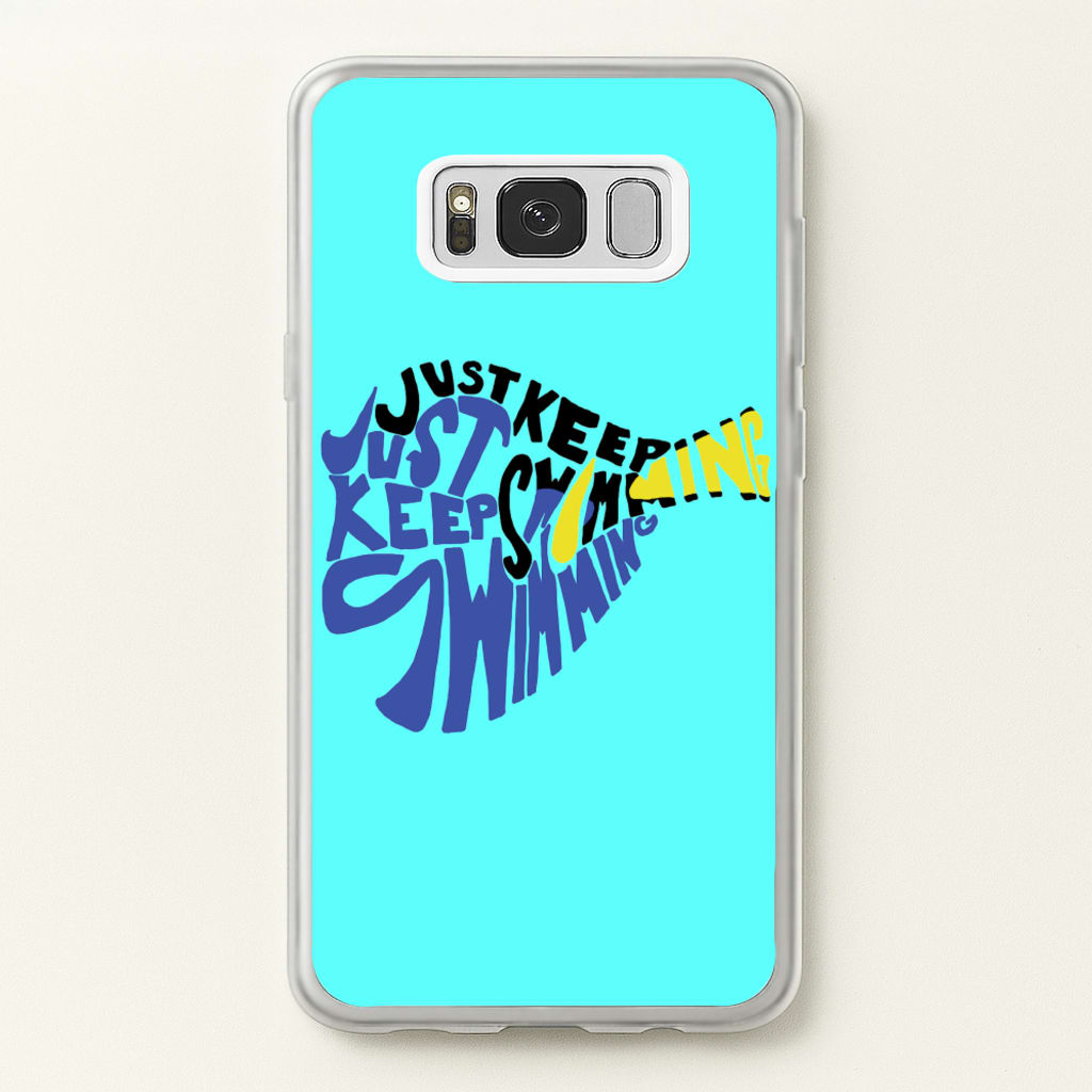 Just Keep Swimming - Finding Dory Fairytale - Disney Phone Case for Galaxy S8 Plus