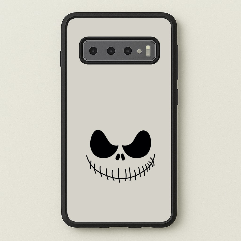 Jack Face - TNBC - Halloween Phone Case for Galaxy S10 Plus