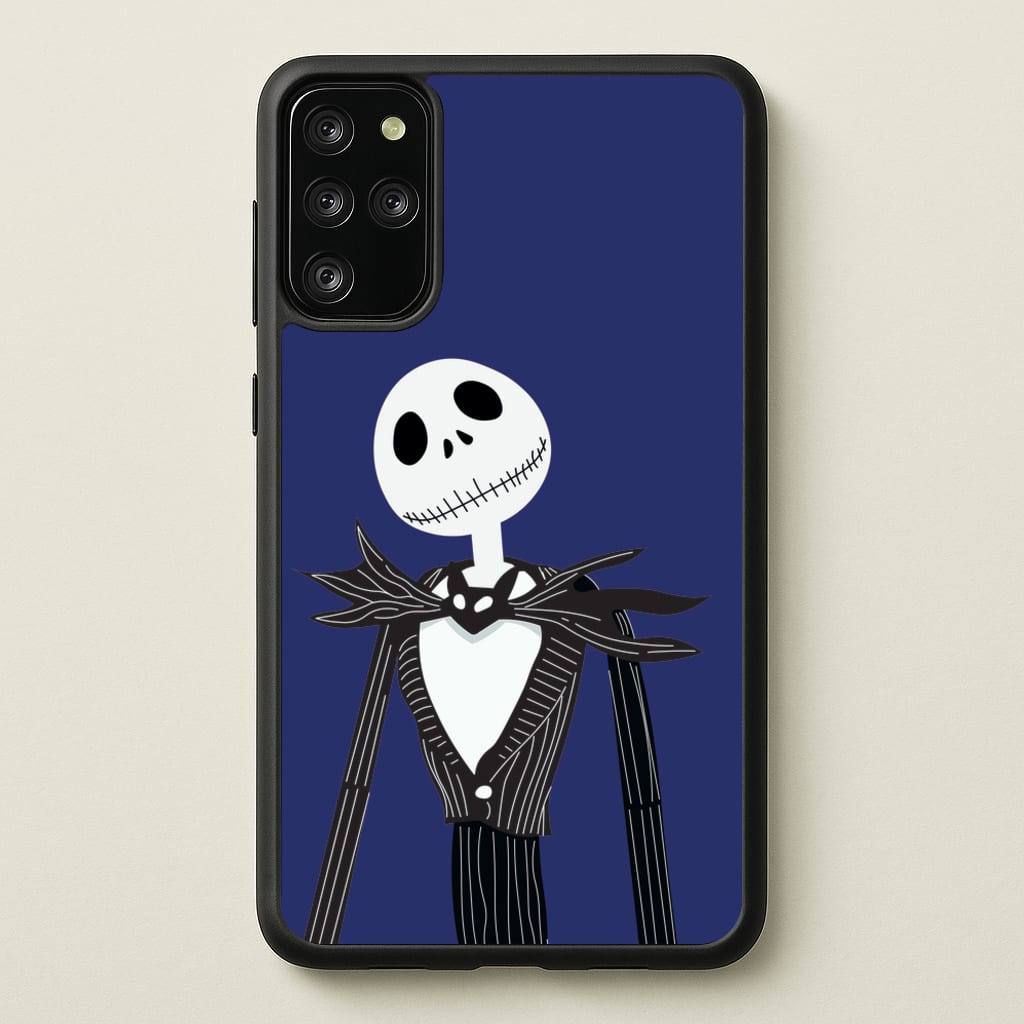 Jack Skellington Blue - TNBC - Halloween Phone Case for Galaxy S20 Plus