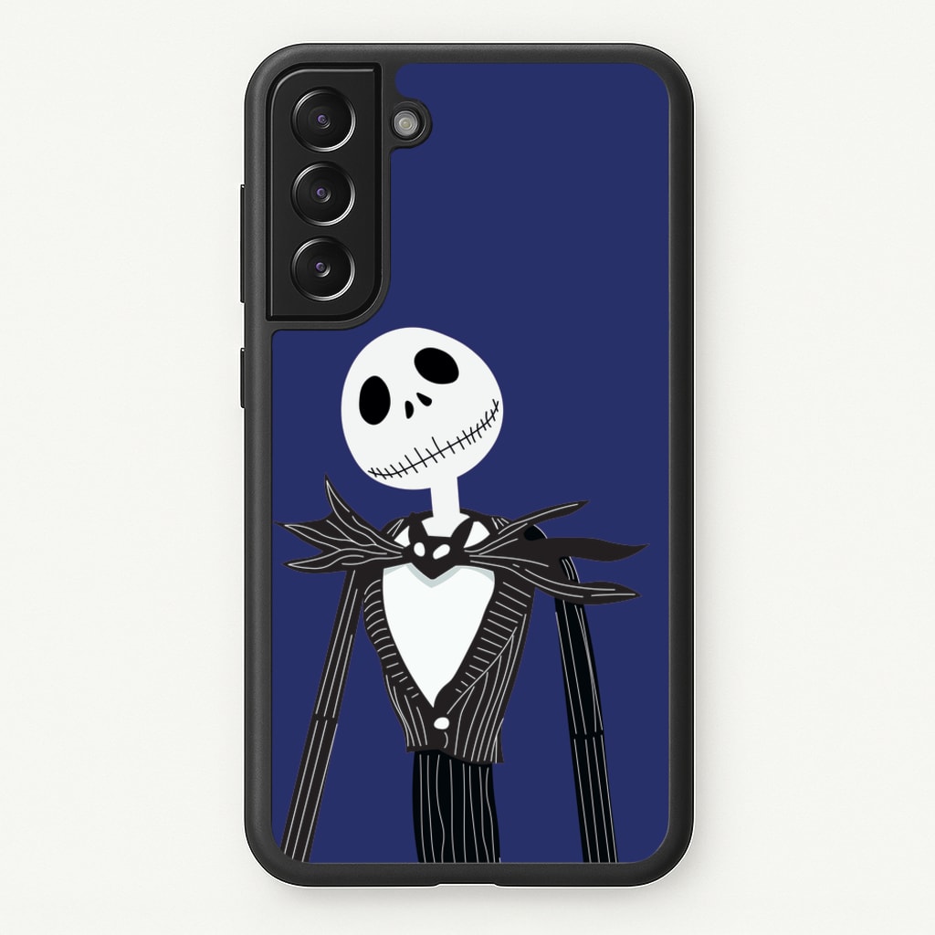 Jack Skellington Blue - TNBC - Halloween Phone Case for Galaxy S22 Plus
