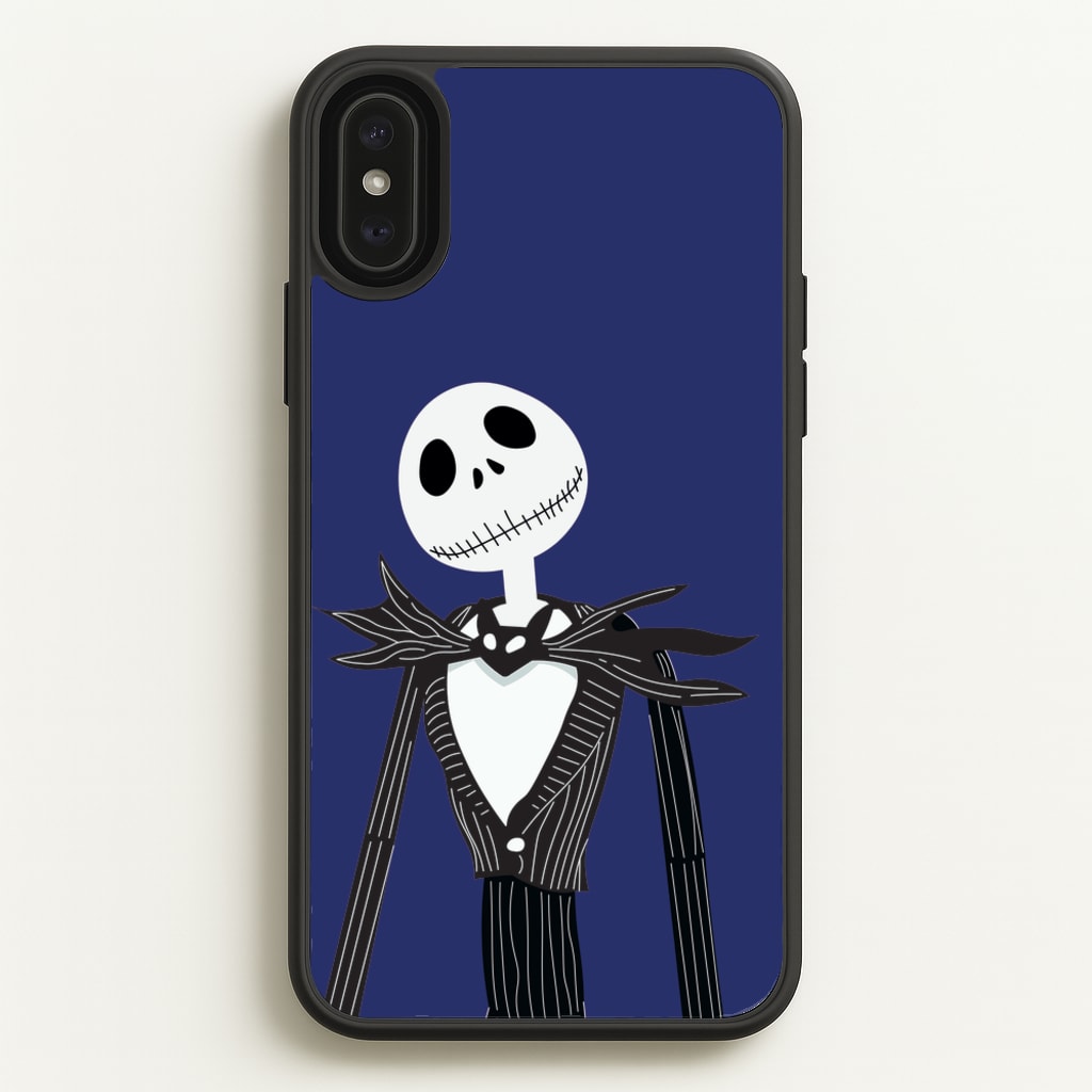 Jack Skellington Blue - TNBC - Halloween Phone Case for iPhone XS Max